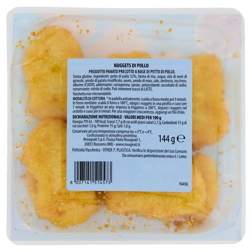 Rovagnati Panatine Nuggets di Pollo 144 g